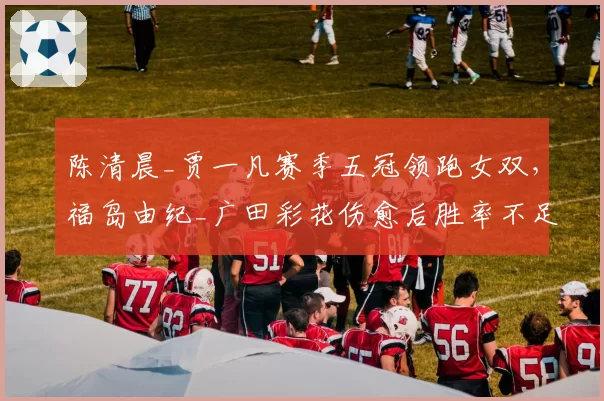 陈清晨_贾一凡赛季五冠领跑女双，福岛由纪_广田彩花伤愈后胜率不足六成__br_